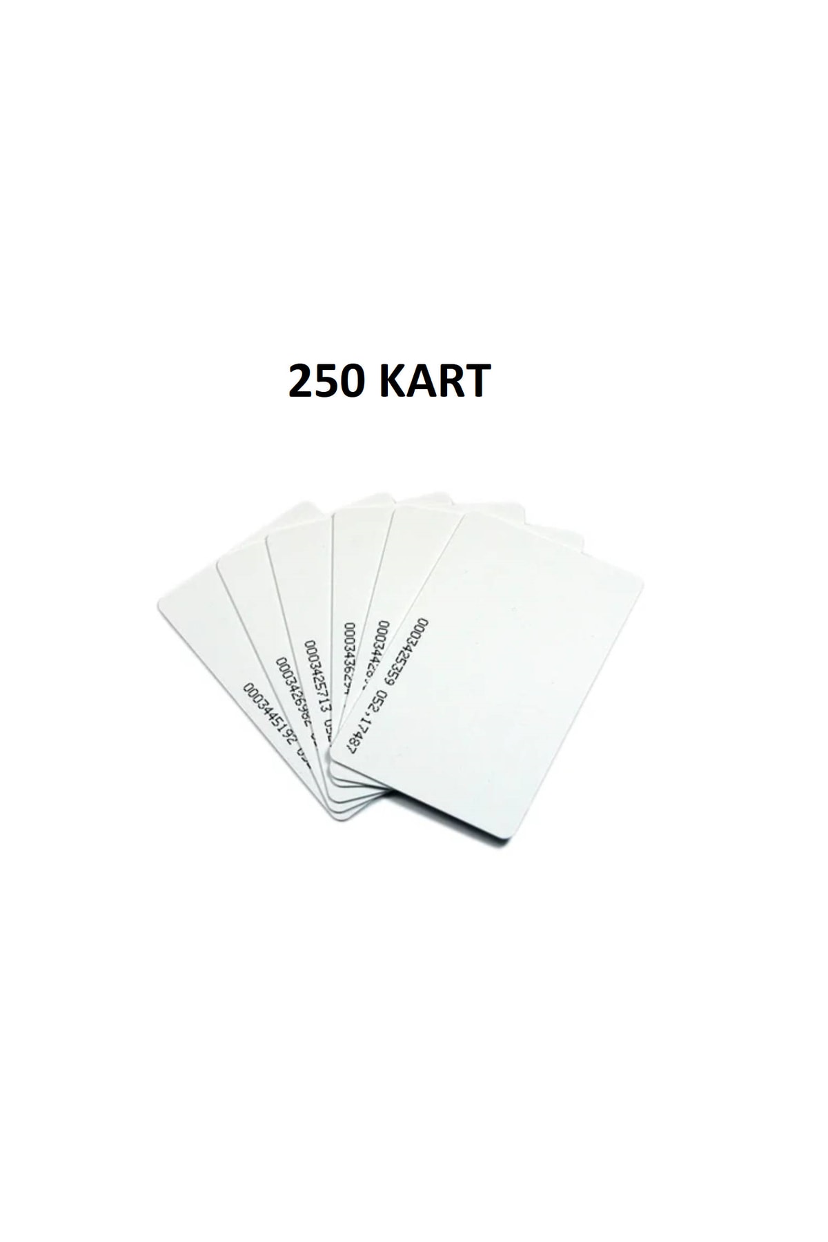 250 Adet 125 Khz Proximity Kart Göster Geç Akıllı Manyetik Kart