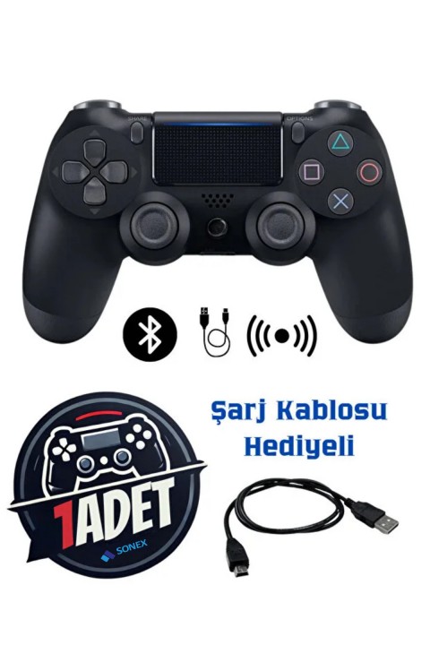 Doubleshock Ps 4 Kablosuz Joystick Tablet Telefon Pc Uyumlu Titreşimli Oyun Kolu 1 Adet