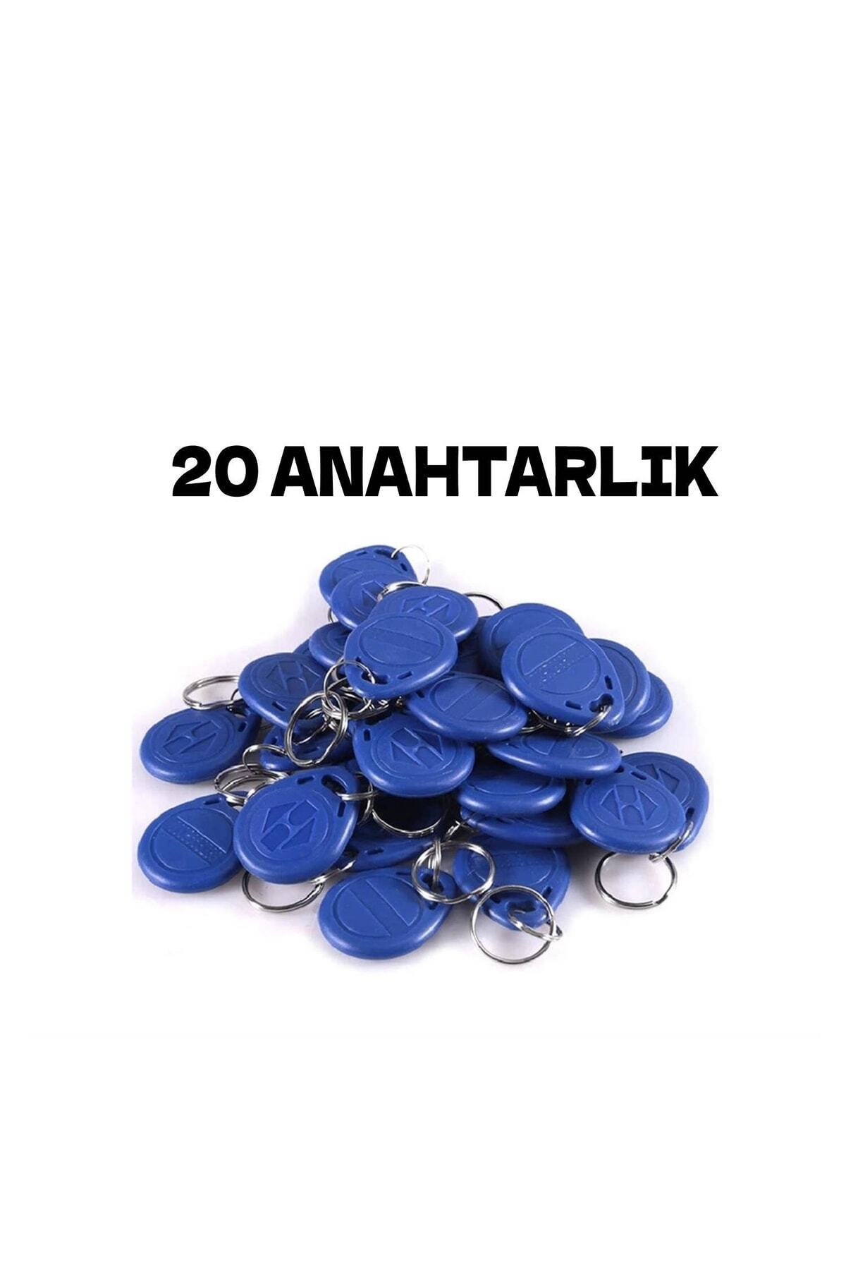 Manyetik Anahtarlık -20 Adet Rfid Keyfob Göstergeç Anahtarlık 125 Khz Proximity