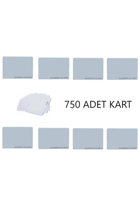 750 Adet Manyetik Kart - Göstergeç Proximity Kart