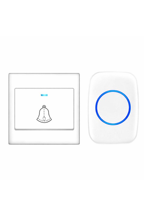 Uzaktan Kumandalı Led Işıklı Kablosuz Kapı Zili, Yüksek Sesli Uzun Mesafeli H10-dc