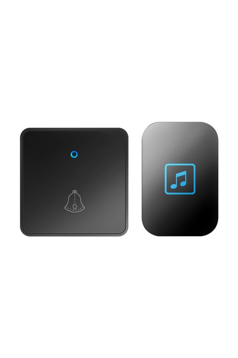 Yeni Tasarım Uzaktan Kumandalı Led Işıklı Kablosuz Kapı Zili, Yüksek Sesli Uzun Mesafeli H86